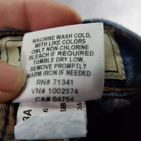 L.L. Bean Jeans Mens 36x32 Blue Relaxed Fit Flannel Lined Cotton Denim - Picture 4 of 10